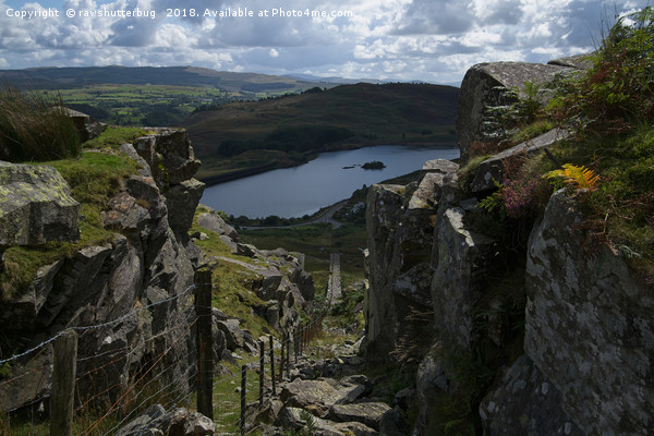 Views Towards The Tanygrisiau Reservoir Picture Board by rawshutterbug 