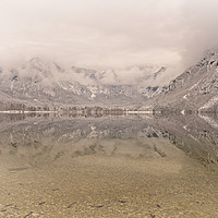 Buy canvas prints of Lake Bohinj Reflection by rawshutterbug 