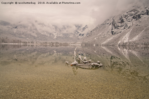 Lake Bohinj Reflection Picture Board by rawshutterbug 