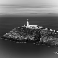 Buy canvas prints of The South Stack Lighthouse by rawshutterbug 