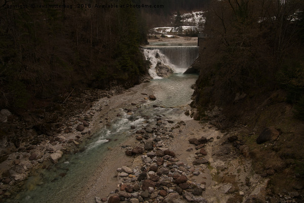 Sava Waterfall Picture Board by rawshutterbug 