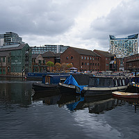 Buy canvas prints of Regency Wharf Birmingham by rawshutterbug 