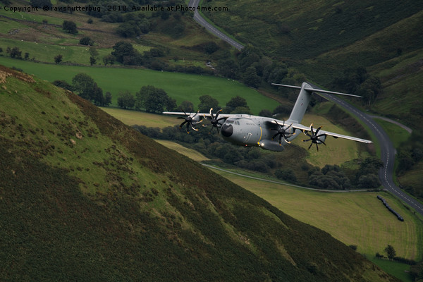 Airbus A400M At Mach Loop Picture Board by rawshutterbug 
