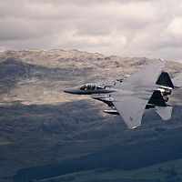 Buy canvas prints of Thundering F-15 Soars over Mach Loop by rawshutterbug 