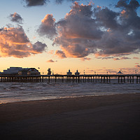 Buy canvas prints of Sunset At Blackpool North Pier by rawshutterbug 
