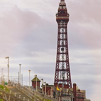 Buy canvas prints of Blackpool Tower At Sunrise by rawshutterbug 