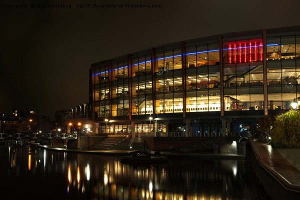 Arena Birmingham At Night  Picture Board by rawshutterbug 