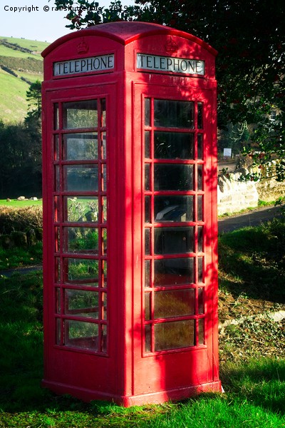 Red Telephone Box Picture Board by rawshutterbug 