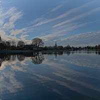 Buy canvas prints of Lichfield Cathedral And The Stowe Pool by rawshutterbug 