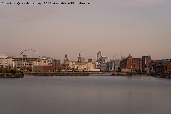 Liverpool Skyline Picture Board by rawshutterbug 