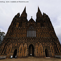 Buy canvas prints of Lichfield Cathedral by rawshutterbug 