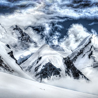 Buy canvas prints of Matterhorn Mountain Range by Nigel Lee