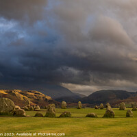 Buy canvas prints of Castlerigg Stone circle by Robert Strachan
