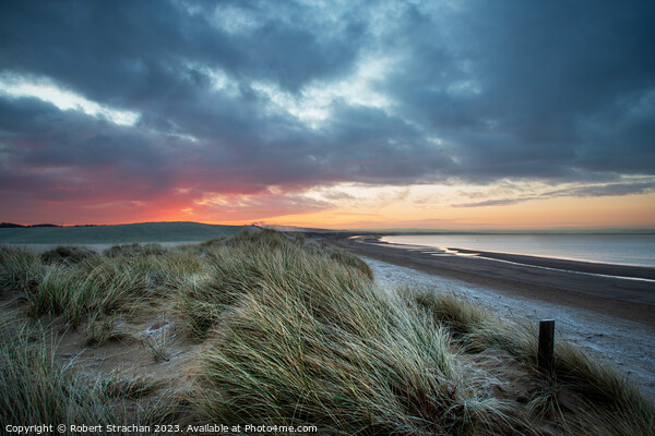 Ayrshire beach sunrise Picture Board by Robert Strachan