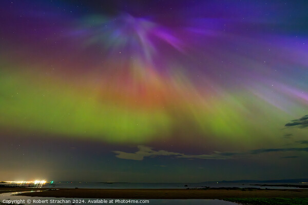 Ayrshire Aurora Picture Board by Robert Strachan