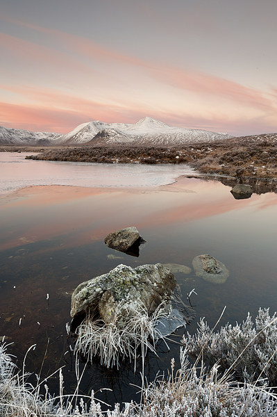 Majestic Winter Sunrise Picture Board by Robert Strachan