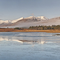 Buy canvas prints of Winter Wonderland at Loch Tulla by Robert Strachan