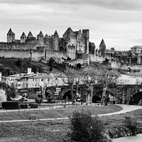 Buy canvas prints of The Medieval City Of Carcasonne  by Ray Hill