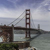 Buy canvas prints of GOLDEN GATE BRIDGE by Ray Hill