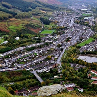 Buy canvas prints of Treherbert by Photos of Wales