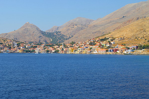  The Island of Halki Picture Board by Kayleigh Meek