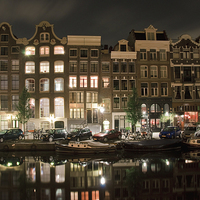Buy canvas prints of Amsterdam Nights by Andy Walker