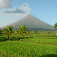 Buy canvas prints of Mayon Volcano by Mario Angelo Bes