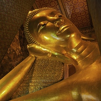 Buy canvas prints of Reclining Buddha by Jim O'Donnell