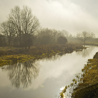 Buy canvas prints of Misty morning 2 by Jim O'Donnell