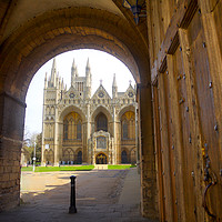 Buy canvas prints of Peterborough Cathedral, Peterborough, Cambridgeshi by Jim O'Donnell