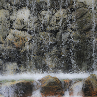 Buy canvas prints of Waterfall by lorraine cox