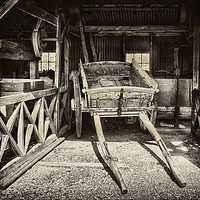 Buy canvas prints of Empty Cart by lorraine cox