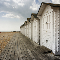Buy canvas prints of Beach huts by Matthew Silver