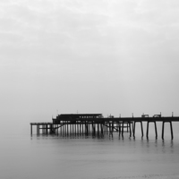 Buy canvas prints of  Deal pier in Kent by Matthew Silver