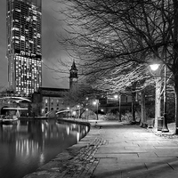 Buy canvas prints of Manchester By Night. by Garry Smith