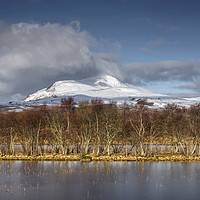 Buy canvas prints of Canisp from Loch Awe, Sutherland. by Garry Smith