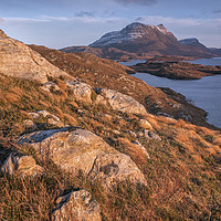 Buy canvas prints of Fading Light on Cul Mor. by Garry Smith