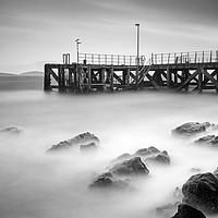 Buy canvas prints of The Pier at Achiltibuie. by Garry Smith