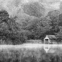 Buy canvas prints of Steamy Waters. (mono) by Garry Smith