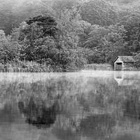 Buy canvas prints of The Boathouse at Rydal Water. by Garry Smith