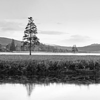 Buy canvas prints of Loch Tulla Panorama. by Garry Smith