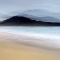 Buy canvas prints of Ceaphabhal, Isle of Harris. Intentional Camera Mov by Garry Smith