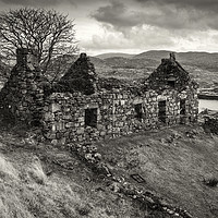 Buy canvas prints of Abandoned Building at Liceasto. by Garry Smith