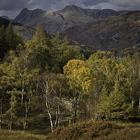 Buy canvas prints of Langdale Pikes from Holme Fell by Garry Smith