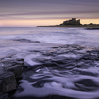 Buy canvas prints of Bamburgh Sunset by Garry Smith
