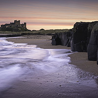 Buy canvas prints of Bamburgh Rocks by Garry Smith