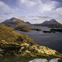 Buy canvas prints of Cul Mor and Cul Beag, North West Highlands, Scotla by Garry Smith