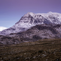 Buy canvas prints of Evening Glow Over Cul Mor. by Garry Smith