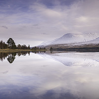 Buy canvas prints of Loch Tulla Reflections. by Garry Smith