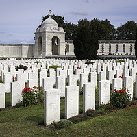 Buy canvas prints of Tyne Cot Miltary Cemetery, Flanders, Belgium. by Garry Smith